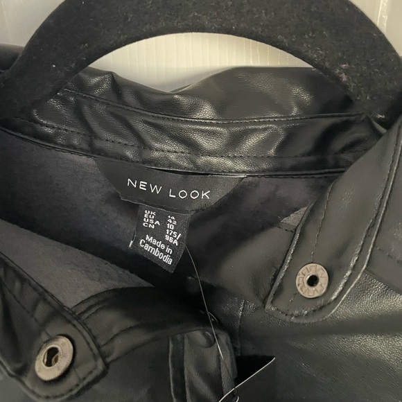 New Look Faux Leather Shacket - Picture 3 of 3